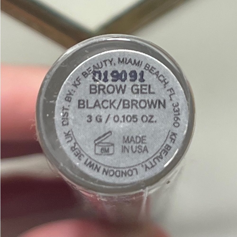 WUNDERBROW Eyebrow Gel Tinted Black Brown New Waterproof smudgeproof - Picture 4 of 7